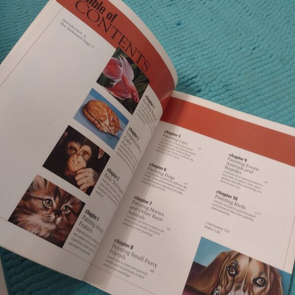 Paint animals in acrylic artist book - Picture 2 of 4